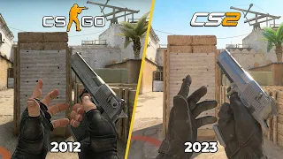 CSGO vs CS2 - Pistols