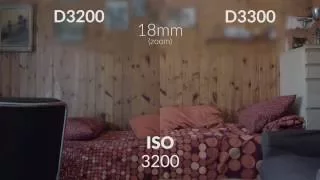 D3200 VS D3300 [Comparison Video] [Kit Lens + 35mm f/1.8]