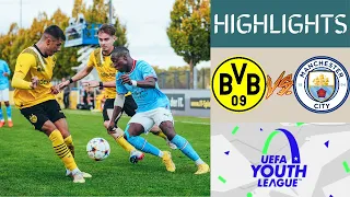 Dortmund vs Man City U19 UEFA Youth League Highlights | Group G