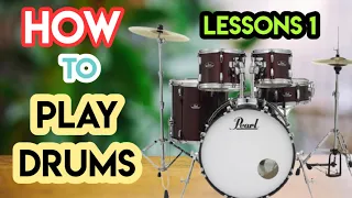 How To Learn Drum |Drum Lessons For Beginners Lesson 1|Kaise Bajate Hain