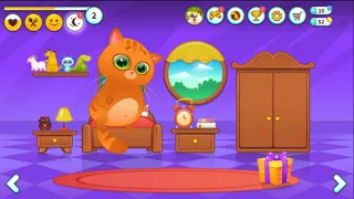 Котик Бубу играем весело детская игра Bubbu поиграем вместе Андройд видео для детей