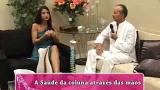 Asplinger Alves dá entrevista explicando a Quiropraxia