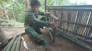Make your own bamboo tables and chairs, dig potatoes, boil sweet potatoes in bamboo tubes