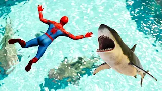 GTA 5 Water Fails | Spiderman Ragdolls vol.2 (Euphoria physics)