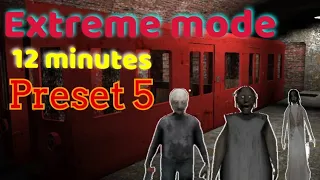 Granny 3 Extreme mode Train Escape in preset 5✅