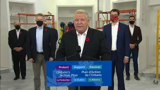 Ontario Premier Doug Ford on COVID-19 response, support for veterans – November 9, 2020