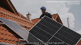 Megéri napelemet telepíteni? - a Napelem telepítés specialista válaszol