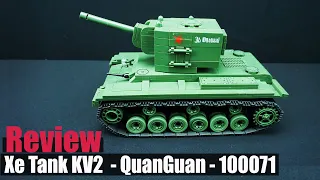 Xe Tăng KV2 Heavy Panzer -  Xếp hình Mô hình Xe Tank Nga Xô - QuanGuan - 100071