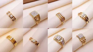 Beautiful Gold & Diamond Rings For Men With Weight And Price || NANIS Jewellery designs