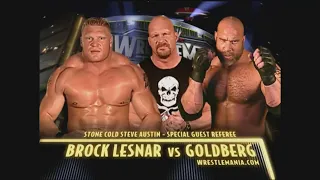 Brock Lesnar and Goldberg stink up WrestleMania 20