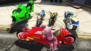 I Used TikToks To Steal Rare Motorcycles in GTA 5