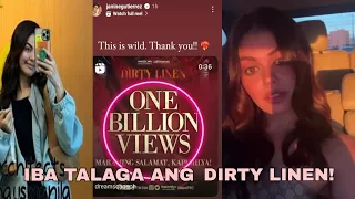 BONGGA SERYE NI JANINE GUTIERREZ NA DIRTY LINEN  UMABOT NA NG 1 BILLION VIEWS!