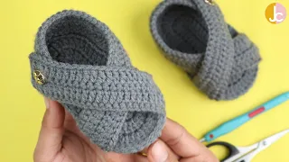 Crochet baby boy sandals 6-12 months