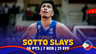 Kai Sotto 🇵🇭 with a HUGE GAME vs. JOR | 16 PTS, 7 REB | #FIBAWC 2023 Qualifiers