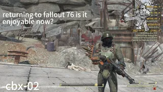 First time on fallout 76 since 2018 this is how it went