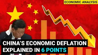 Why China's economy facing deflation | What is Deflation, Inflation | Economics UPSC, CDS, SSC CGL