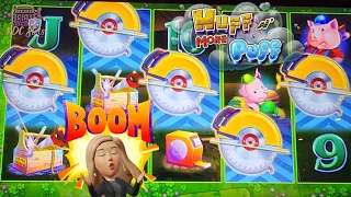 SUPER RARE 5 Saw Bonus!! Huff N More Puff Free Play Challenge