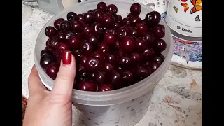 Собираем черевишню 🍒🍒Подарки от сестренки😁🥰