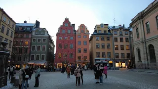 Stockholm🇸🇪: A random walk around the city centre I 4K