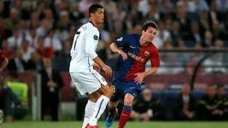 Messi Vs Ronaldo in 2009 champions league final