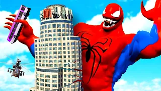 GTA 5 als SPIDERVENOM spielen!! (SPIDERMAN + VENOM)