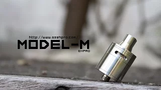 รีวิว อะตอมหยดสูบ | Model M RDA EHPRO | อะตอมหยดสูบ รูลมบน ไม่มีเสา