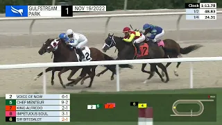 Gulfstream Park Carrera 1 - 19 de Noviembre 2022