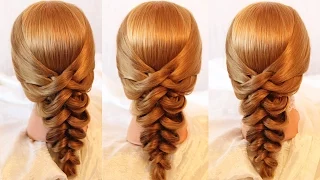 Коса клином | Авторские причёски | Лена Роговая | Hairstyles by REM | Copyright © #hairstyles