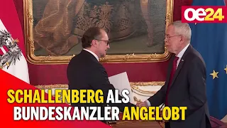 Schallenberg als Bundeskanzler angelobt