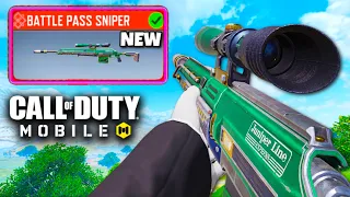 I FINALLY USED NEW BATTLE PASS SNIPER 😍 (COD MOBILE)