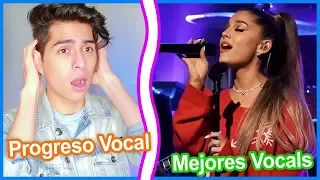 Mejores Vocals de Ariana Grande Progreso Vocal - Vocal Coach Reacciona | Vargott