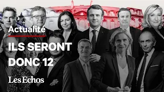 Voici les 12 candidats officiels à la présidence de la République