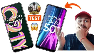 Realme C21Y Vs Realme Narzo 50i  Pubg Test | Gaming Benchmark | Comparison| Price | Which One Best