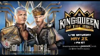 Cody Rhodes (c) vs Logan Paul for the Undisputed WWE Championship - WWE King Of The Ring 2024