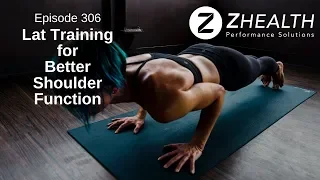 Lat Training for Better Shoulder Function