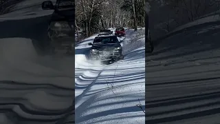 Touareg deep snow drifts!