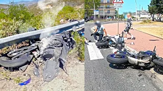 IT'S HARD TO BE A BIKER  - Epic & Crazy Motorcycle Moments - Ep. 373