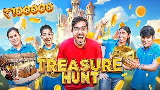 ₹100000 Treasure Hunt Challenge Ft. Crazy XYZ🔥| असली खजाना मिल गया🤑 Ft. @CrazyXYZ