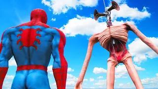 SPIDERMAN VS SIREN HEAD - EPIC BATTLE