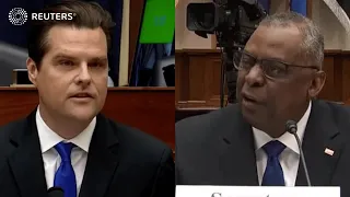 In heated exchange with Matt Gaetz, Austin defends Ukraine response