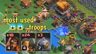 graveyard spell + super wizard & battle ram still strong | clan capital | clash of clan