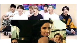 BTS reaction to Bollywood songs naja naja