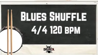 Blues Shuffle | 4/4 | 120 bpm | Drum Loop