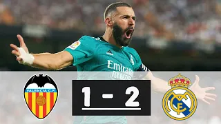 Valencia vs Real Madrid 1−2   All Gоals 2021 HD