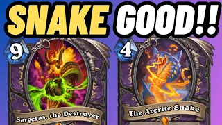 Snake Warlock Is BACK! - Excalibur Hearthstone