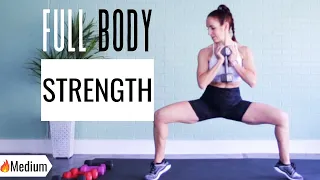 DAY 10 FULL BODY DUMBBELL STRENGTH WORKOUT | Sculpt and Tone in 45 Min WITHOUT getting BORED!