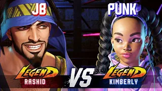 SF6 ▰ JB (Rashid) vs PUNK (Kimberly) ▰ High Level Gameplay