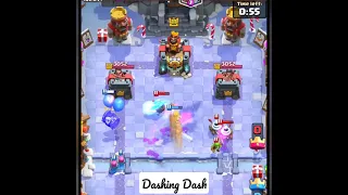 Clash Royale | Golden Knight Dash from one tower to another