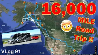 EPIC TRAVEL DAYS. ALASKA ROADTRIP. Full Itinerary. 169 Days.16K Miles. RV Fulltime Living. RV COUPLE