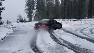 Mercedes C240 Manual on snow